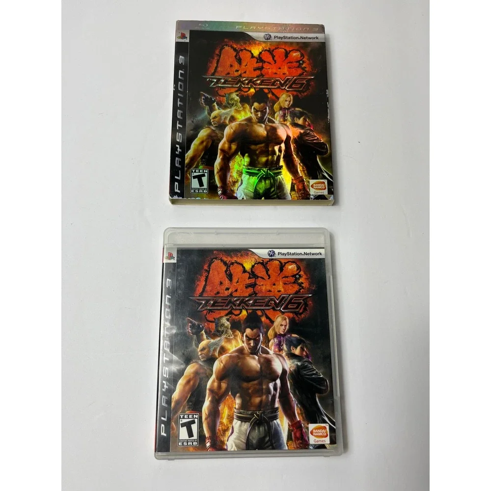 Tekken 6 Sony PlayStation 3 PS3 Fighting Game Bandai Namco Holographic Slipcover